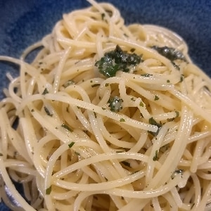 ひとりごはん✿ドライバジルでジェノベーゼ風パスタ